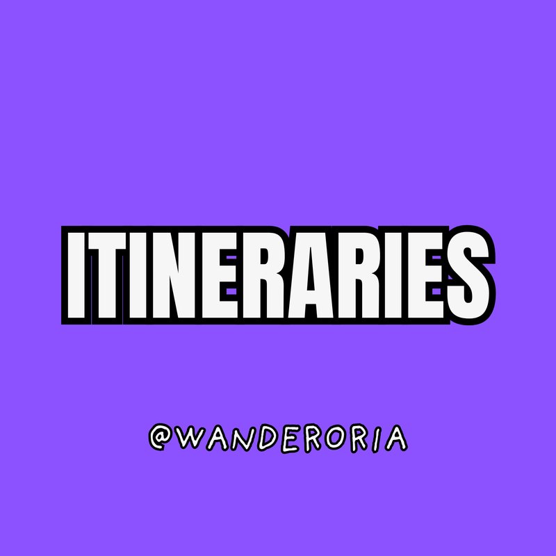 Itineraries